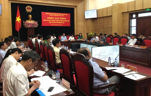 HĐND quận Ba Đình nghe giải trình về công tác duy trì trật tự đô thị